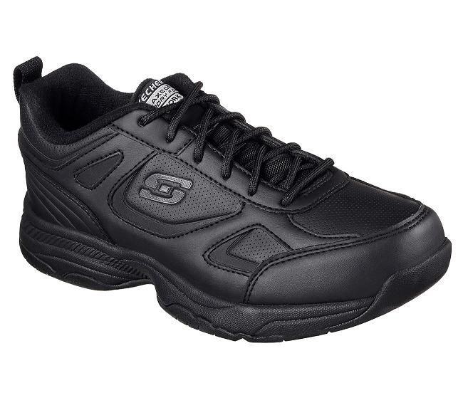 Zapatos de Trabajo Skechers Mujer - Dighton Negro QYEPI7281